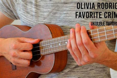 Olivia Rodrigo Deja Vu Easy Ukulele Tutorial With Chords Lyrics