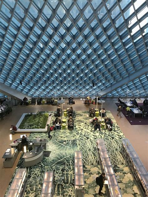 Seattle public library's central branch, designed by dutch architect rem koolhaas of oma. Seattle Central Library | OMA | #yhfphotography | Seattle ...