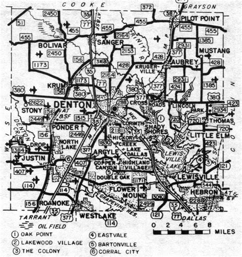 Denton County Texas Maps And Gazetteers