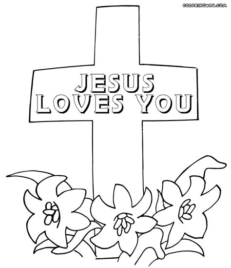 Jesus Loves You Coloring Page at GetColorings.com | Free printable