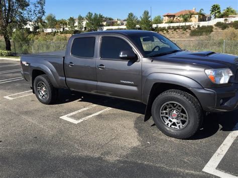 Gunmetal 17 Trd Wheels On A Silver Tacoma Tacoma World