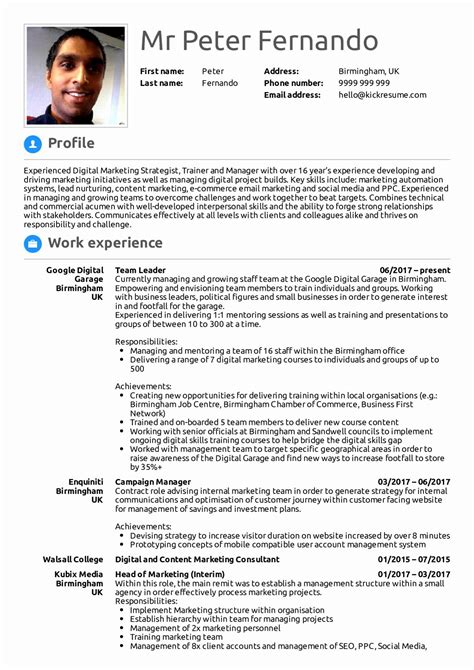 Tailor your personal profile and key skills to the job description. 20 Team Lead Job Description Resume | Leadership skills ...