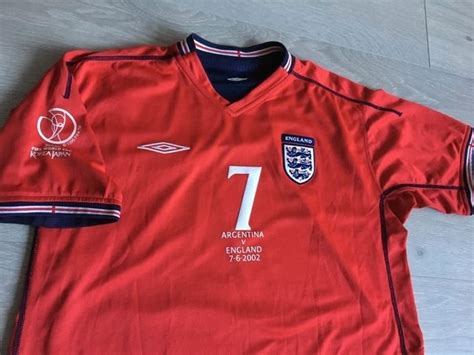 Special Edition World Cup 2002 England Away Shirt Legend David