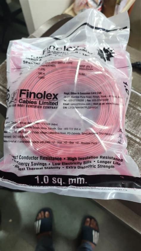 FINOLEX WIRES 180MTR FR AND FRLSH Wire Size 1 Sqmm At Rs 1800 Roll In Mumbai