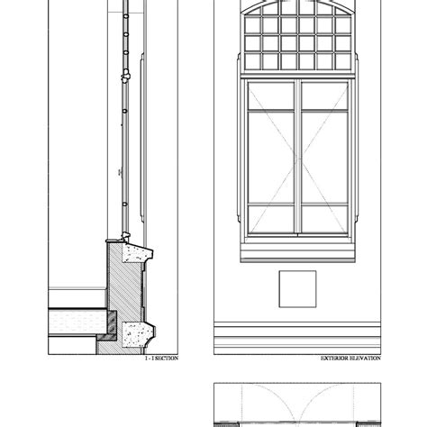 Wooden Arched Window In Detail A2 CAD Files DWG Files Plans And Details