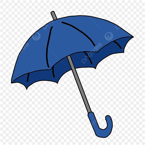 Blue Cartoon Umbrella Material Free Download Cartoon Umbrella Hand