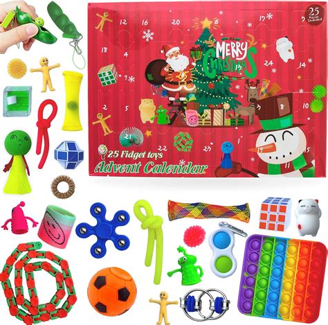 Fidget Toy Advent Calendar Including 24 Days Of Sensory And Fidget Toys