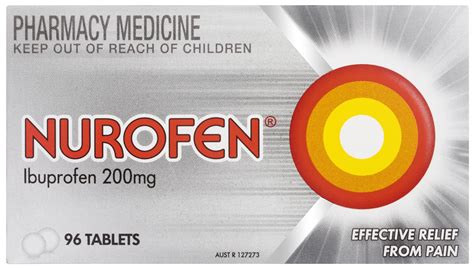 Nurofen Tablets 96s 200mg Ibuprofen Anti Inflammatory Pain Relief