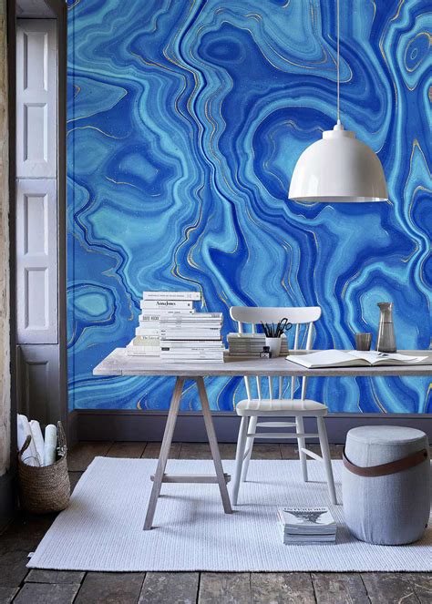 Seamless Blue Marble Wall Murals Ever Wallpaper Uk