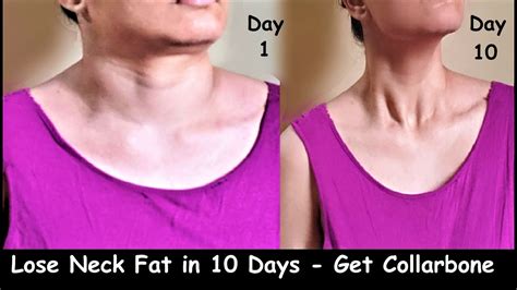 Lose Neck Fat And Double Chin In 1 Week Get Collarbone Neck Exercise And Stretches Long Slim