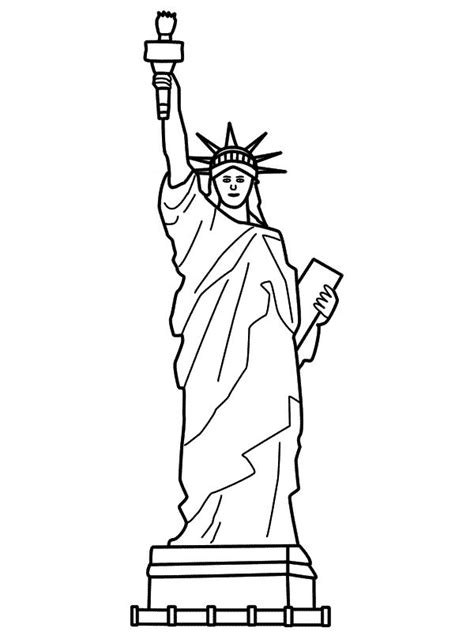 Learn how to draw statue of liberty pictures using these outlines or print just for coloring. Free Printable Statue of Liberty Coloring Pages For Kids ...