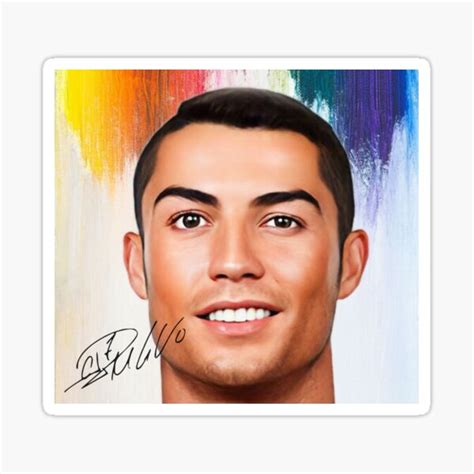 Cristiano Ronaldo 3d Stickers Back To Home Sticker For Sale By Wanag Redbubble