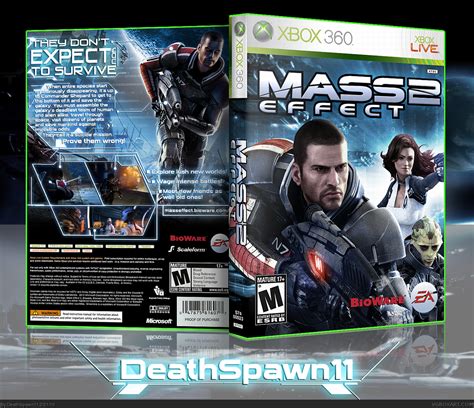 Mass Effect 2 Xbox 360 Box Art Cover By Deathspawn11