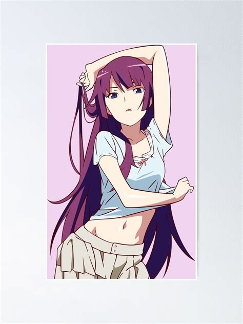 Hot Hitagi Senjougahara Sexy Anime Girl Monogatari Series Lewd Hentai Ecchi Poster For Sale