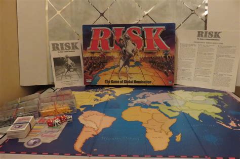 1998 Risk The Game Of Global Domination Board Game Complete By