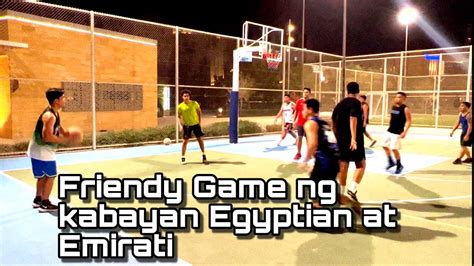 Dubai Science Park Basketball Court Friendly Game With Kabayan And