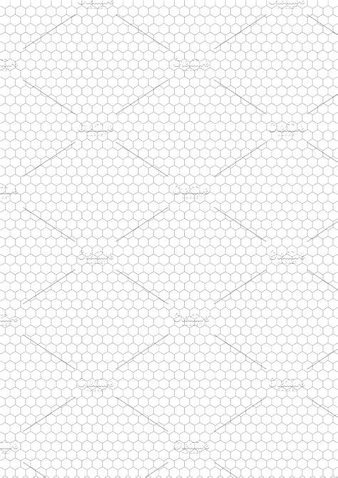 Gray Hexagon Grid On A4 Sheet Creative Daddy