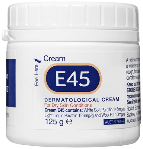 E45 Moisturising Cream For Dry Skin And Eczema 125g Bellambi Drive Thru