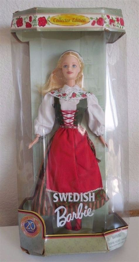 swedish 1999 dolls of the world barbie collector edition nrfb 24672 mattel barbie collector