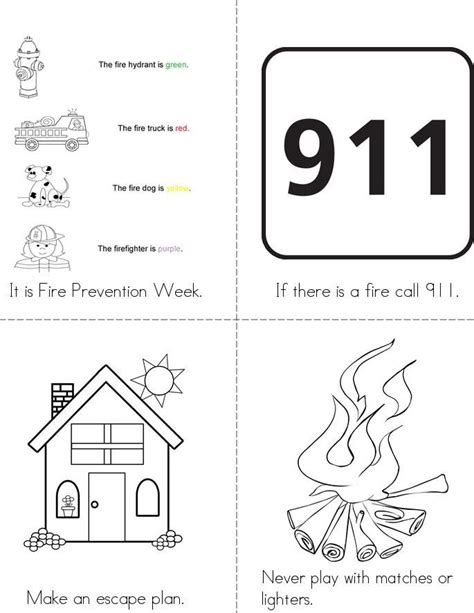 Free Printable Printable Fire Safety Worksheets