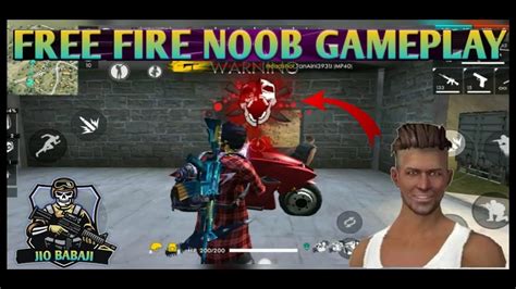 Free Fire Noob Gameplay Jio Babaji Youtube