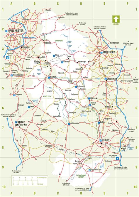 A Large Map With Roads And Major Cities In The Middle Of It Including