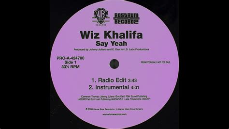 Wiz Khalifa Say Yeah Izzant Remix Youtube