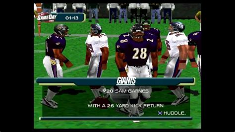 Playstation Classic Gameplay Nfl Gameday 2002 Youtube