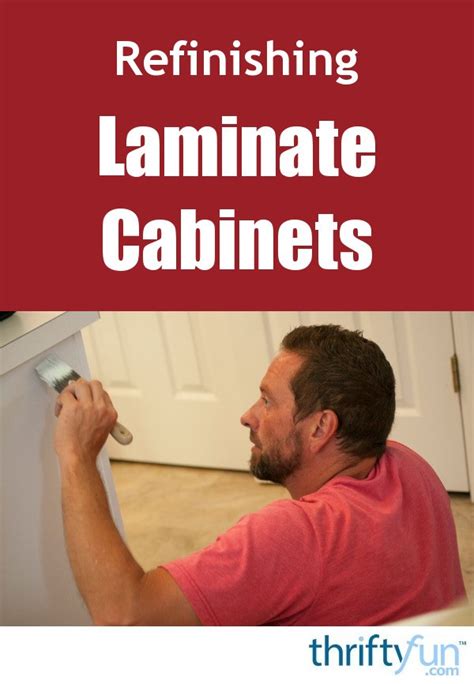 This veneer can become scuffed and scratched from wear and tear and may need to be refinished. Refinishing Laminate Cabinets | ThriftyFun