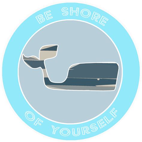Blue Whale Be Shore Of Yourself Car Truck Window Bumper Graphic