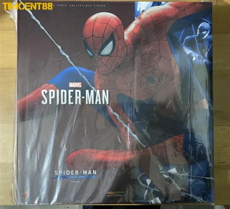 READY HOT TOYS VGM48 MARVEL S SPIDER MAN 1 6 SPIDER MAN CLASSIC SUIT