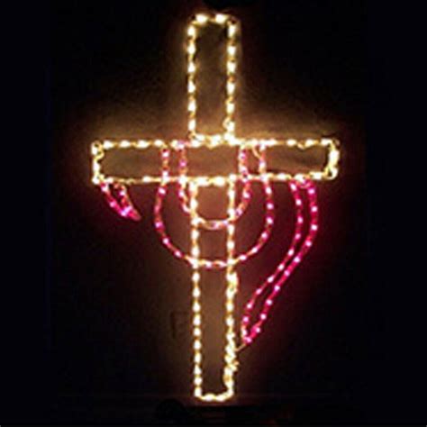 Outdoor Lighted Cross Photos