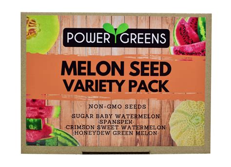 Melon Seed Variety Pack Power Greens