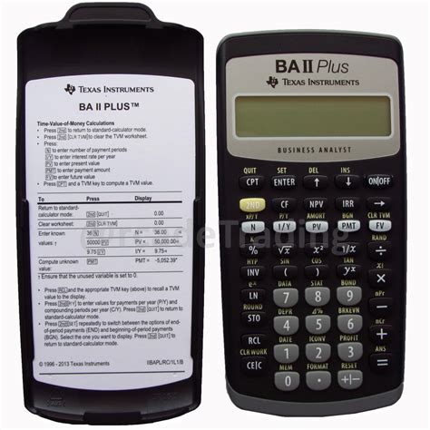 You can carry out various financial and scientific calculations such as annuities, mortgage payment you can carry out various complex problems such as trigonometric equations, logarithms and powers with the help of ba ii plus app updated in this calculator. Texas Instruments BA II Plus Financial Calculator - @rcane ...