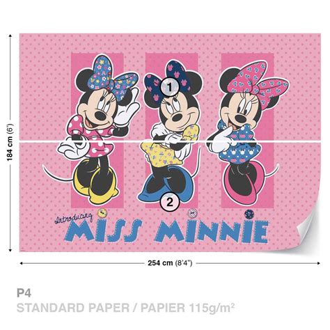 Disney Minnie Mouse Wall Paper Mural Buy At Ukposters