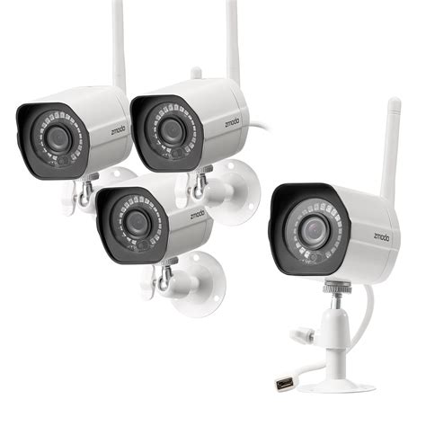 Buy Zmodo Smart Wireless Security Cameras 2 Hd Indoor Outdoor Wifi Ip