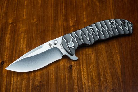 Kizer Ki401b1 Textured Titanium Folding Knife Price And Reviews Massdrop