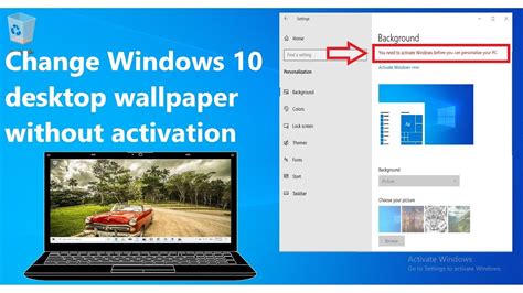 How To Change Desktop Background Windows 10 Without Activation