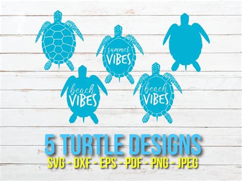 Palm Beach Vibes Sea Turtle Svg Dxf Cut Files Svgs Design My XXX Hot Girl