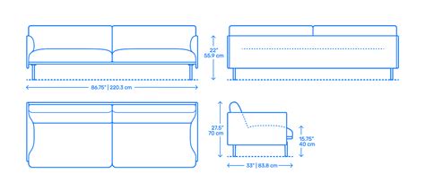 Maybe you would like to learn more about one of these? Standard Sofa Length And Width Standard Sofa Dimensions In ...