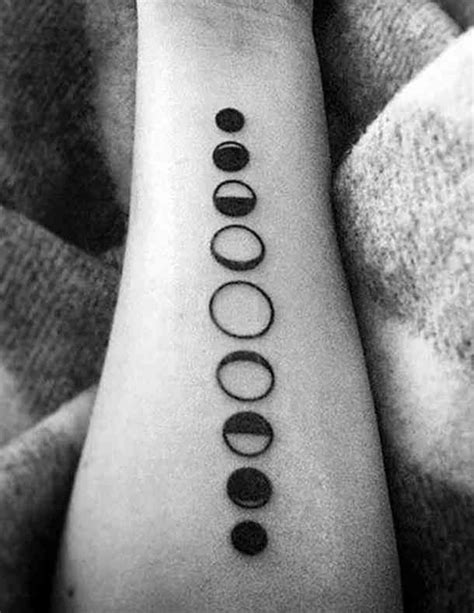 30 Minimalist Moon Phase Tattoo Ideas For Your Next Ink Moon Phases