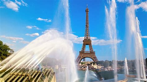 法國艾菲爾鐵塔，巴黎，噴泉，水 電腦桌布 1600x900 桌布下載