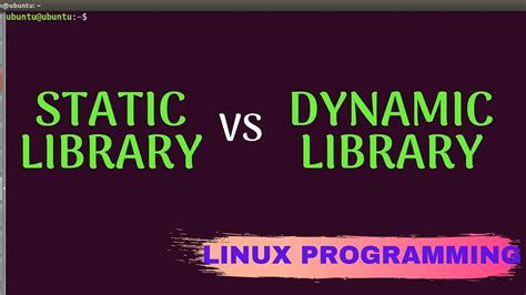 Static And Dynamic Libraries In C Programming Language — Linux By