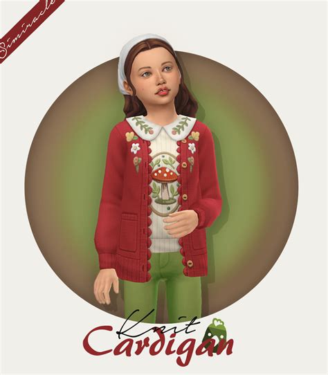 Simiracle Knit Cardigan Kids Version ♥ Emily Cc Finds