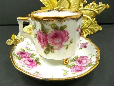 Mid Century Pink Rose Tea Cup And Saucer By Relco Etsy Tea Cups Rose Tea Cup Tea