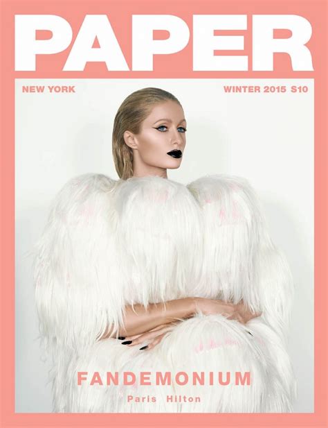 Paris Hilton Paper Magazine Cover And Pics Winter 2015 • Celebmafia