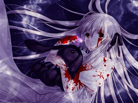 Bloody Anime Girl Wallpapers Wallpaper Cave