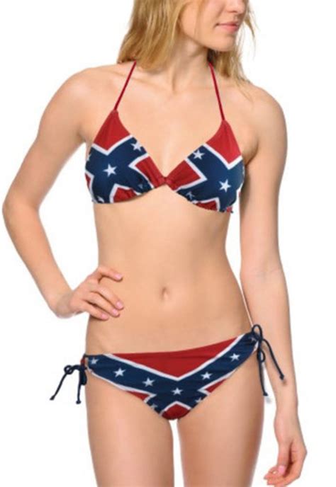 Confederate And Rebel Flag String Bikini The Dixie Shop