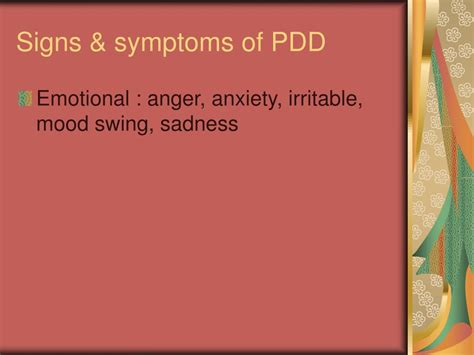 Ppt Premenstrual Dysphoric Disorder Pdd Powerpoint Presentation Free Download Id5700648