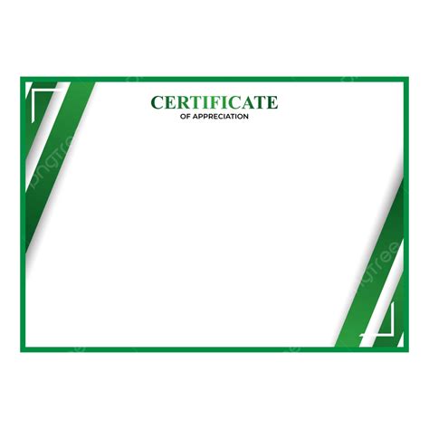 Empty Certificate Frame Design Vector Certificate Certificate Frame